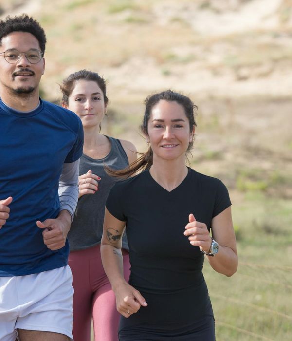 Energetic person starting the day with a morning cardio routine.